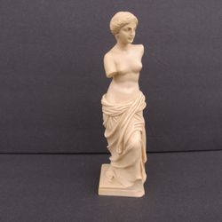Venus de Milo Vtg Alabaster Sculpture Statue Made In Italy 9 1/2"
