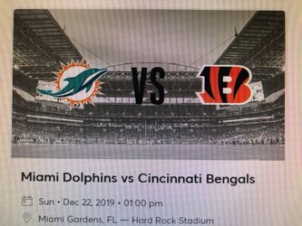 Dolphins vs. Bengals