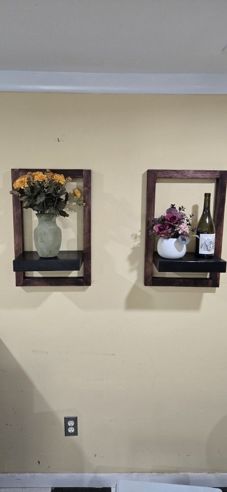 Framed Hanging Shelves