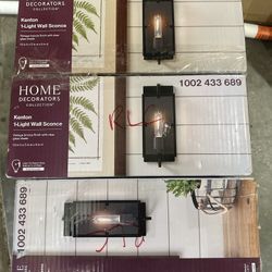 3 Pack For $60 Vintage Bronze Wall Sconce Lights 