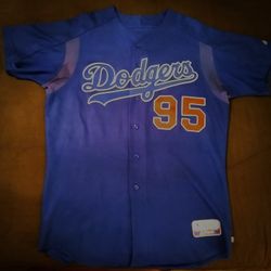 Authentic Dodgers Field Jersey/Size 48