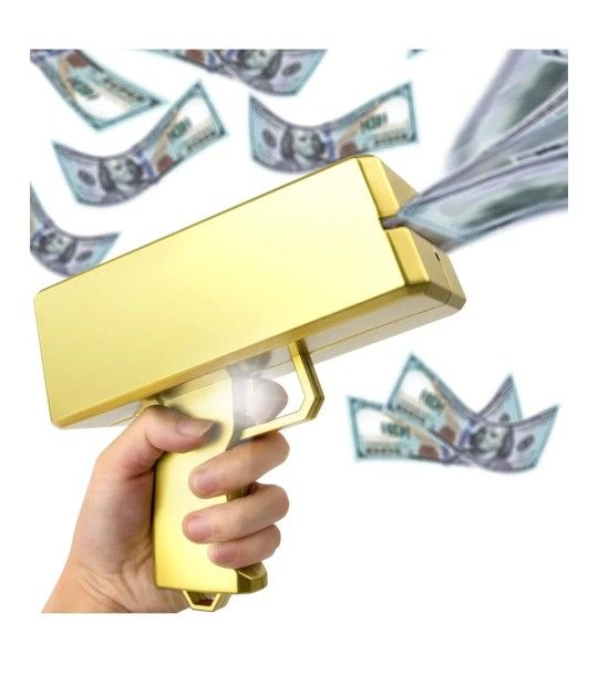 Wowok Gold Money Guns, Super Money Gun Make it Rain Toy Gun