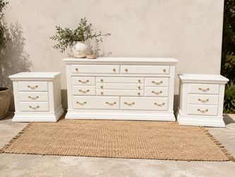 Cottage Row • Dresser + Matching Nightstands