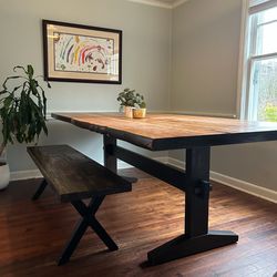 Wooden Dining Table (set)