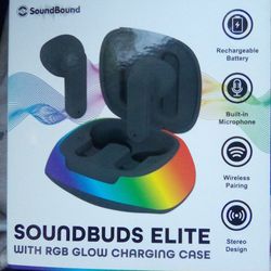 Soundbuds Elite With RGB Glow Charging Case