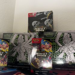 TRADES ONLY - Perfect Order ETB’s, Booster Box, And Bundles :)
