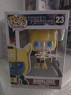 Shia LaBeouf signed Bumblebee Transformers Funko Pop 23