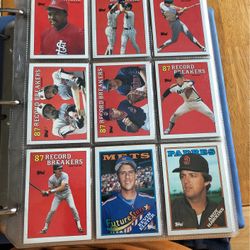 1988 Topps Baseball McGwire Jackson Glavine Ryan