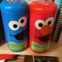2 sesame street fizzy tub colors 