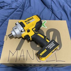 Dewalt Xr Impact Mid Torque Wrench $160 Tool Only New Nuevo 