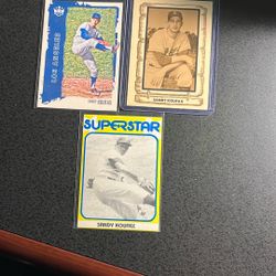 Sandy Koufax Baseball Card Collection