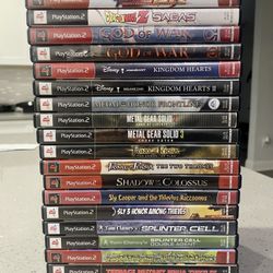 20 Ps2 Game Lot