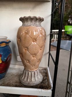 Quilted Style Vase