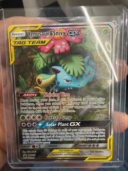Venusaur and snivy Gx
