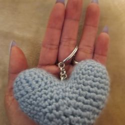 Crochet Keychain Heart