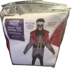 Illusion Pirate Costume Child XL
