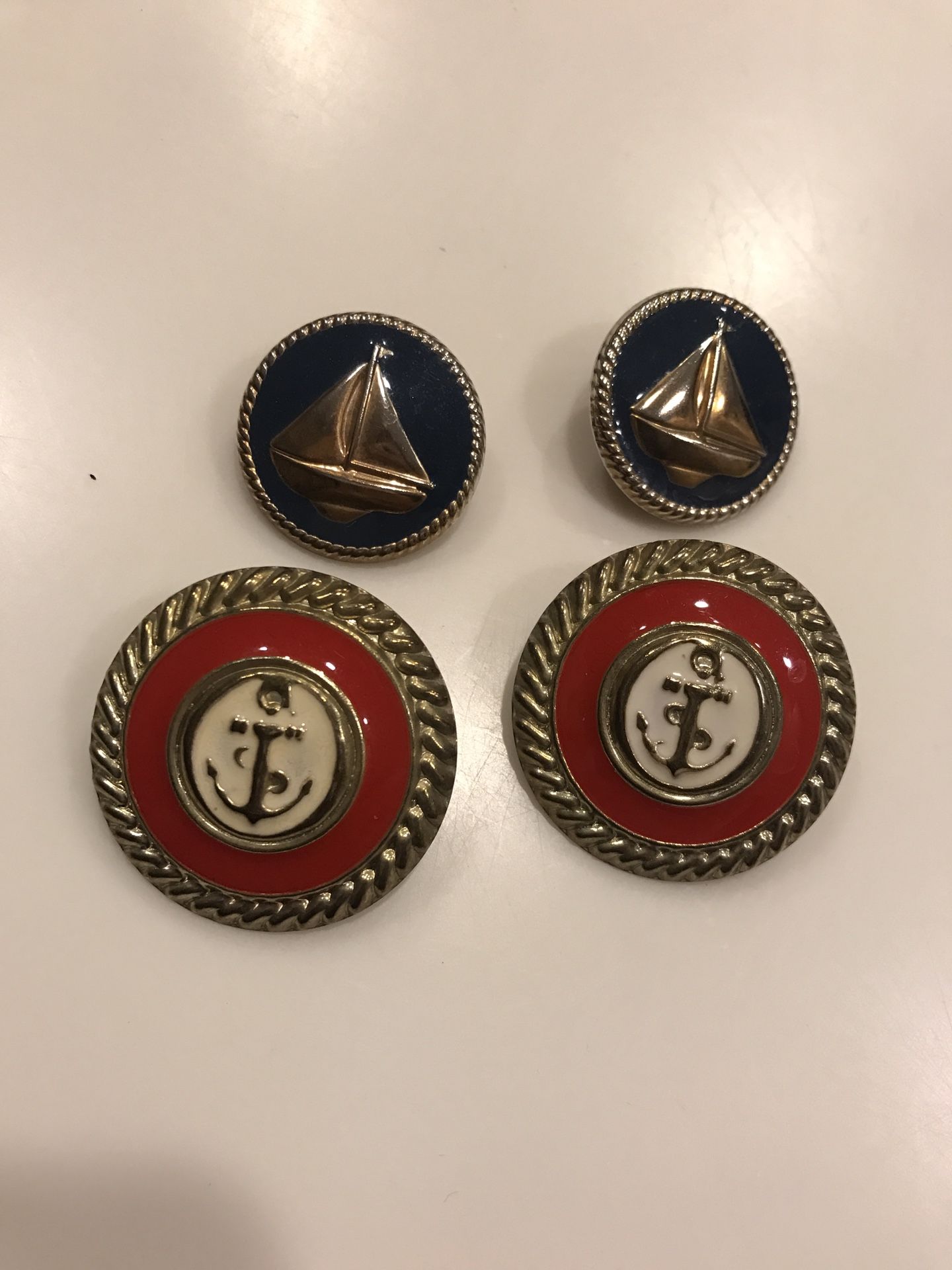 Vintage Sailboat Earrings