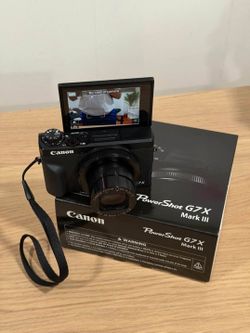Canon G7X Mark iii Camera