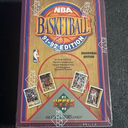 Factory Sealed Box Of Basketball Card