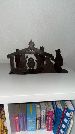 Vintage nativity set