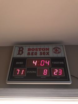 Boston Red Sox Clock