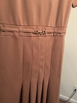 Brown dress size small