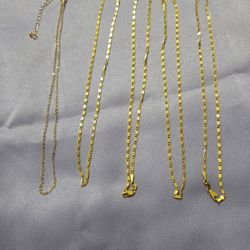 925 GOLD PLATED STAINLESS STEEL NECKLACES