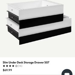 Flexispot Standing Desk Slim Under Desk Storage Drawer S07