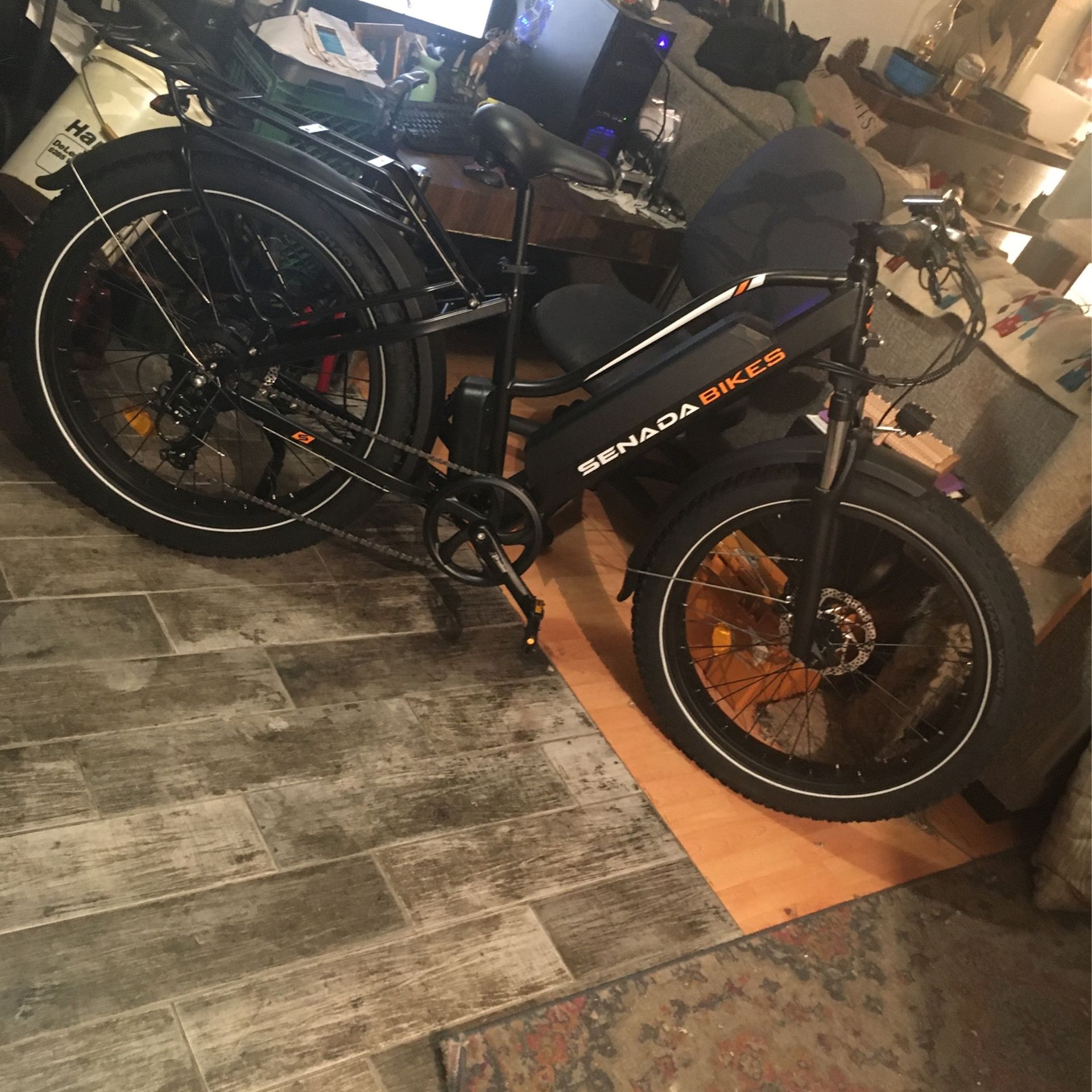 Huge New Year Sale Senada Herald Plus 30+ Mph And 80 Mile Range W/1000 watt + Best In Class 95 NewtonmtrsTorque, Hybrid Between Reg Top Tube + PS Thru