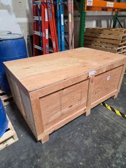 Wood Storage Crate 61"L  x  37"W  x  27.75"H