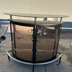 Chichica Bar Table With Wine Storage by Wade Logan