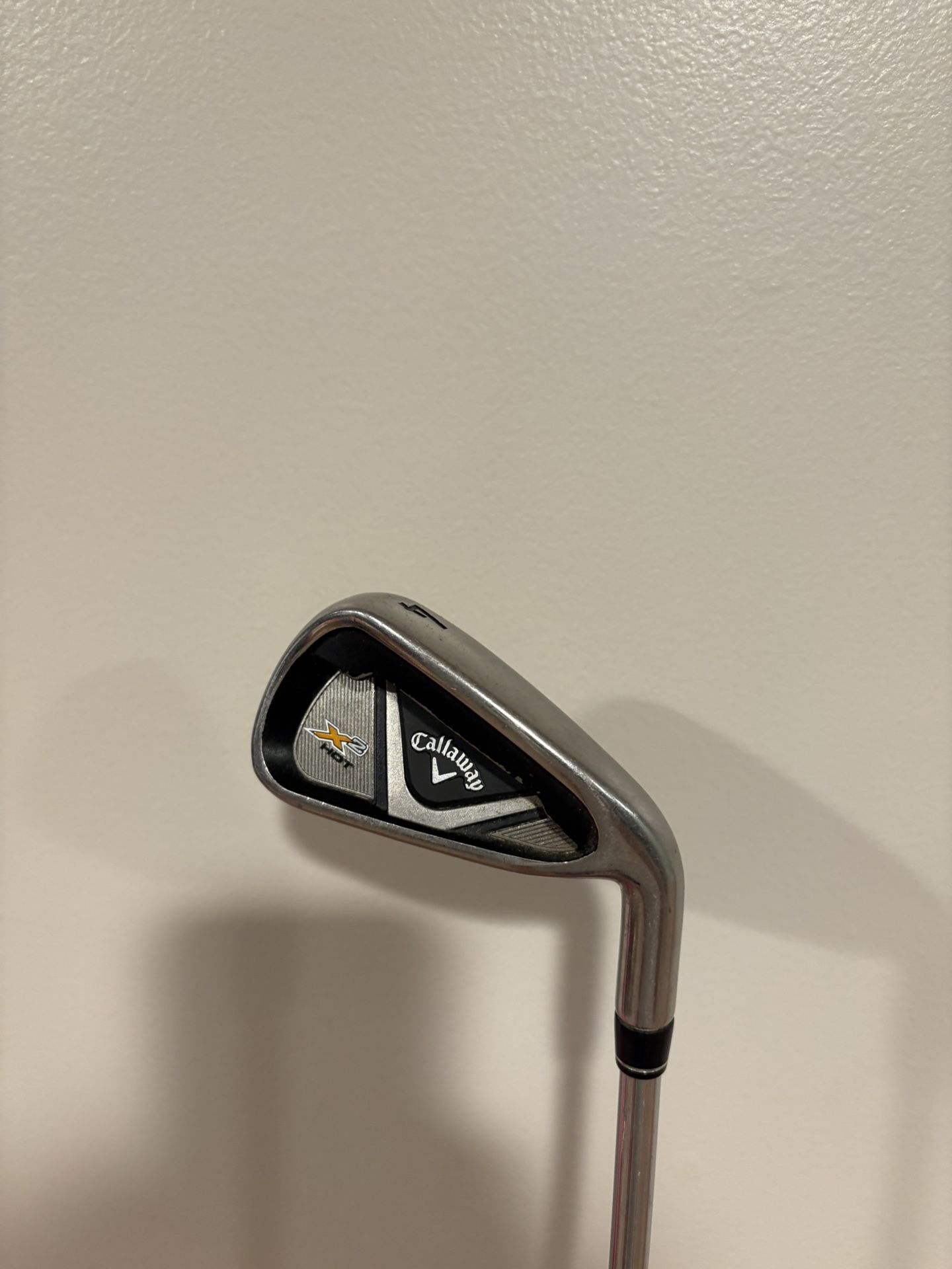 Callaway X2hot 4 iron (stiff flex / golf price cp2 pro midsize grip)