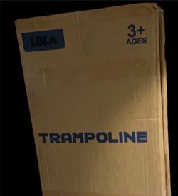 NEW In Box 36 Inch Kids Trampoline With Adjustable Handrail