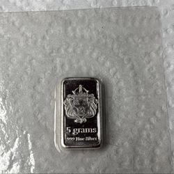 5 Gram Scottsdale Silver Bar
