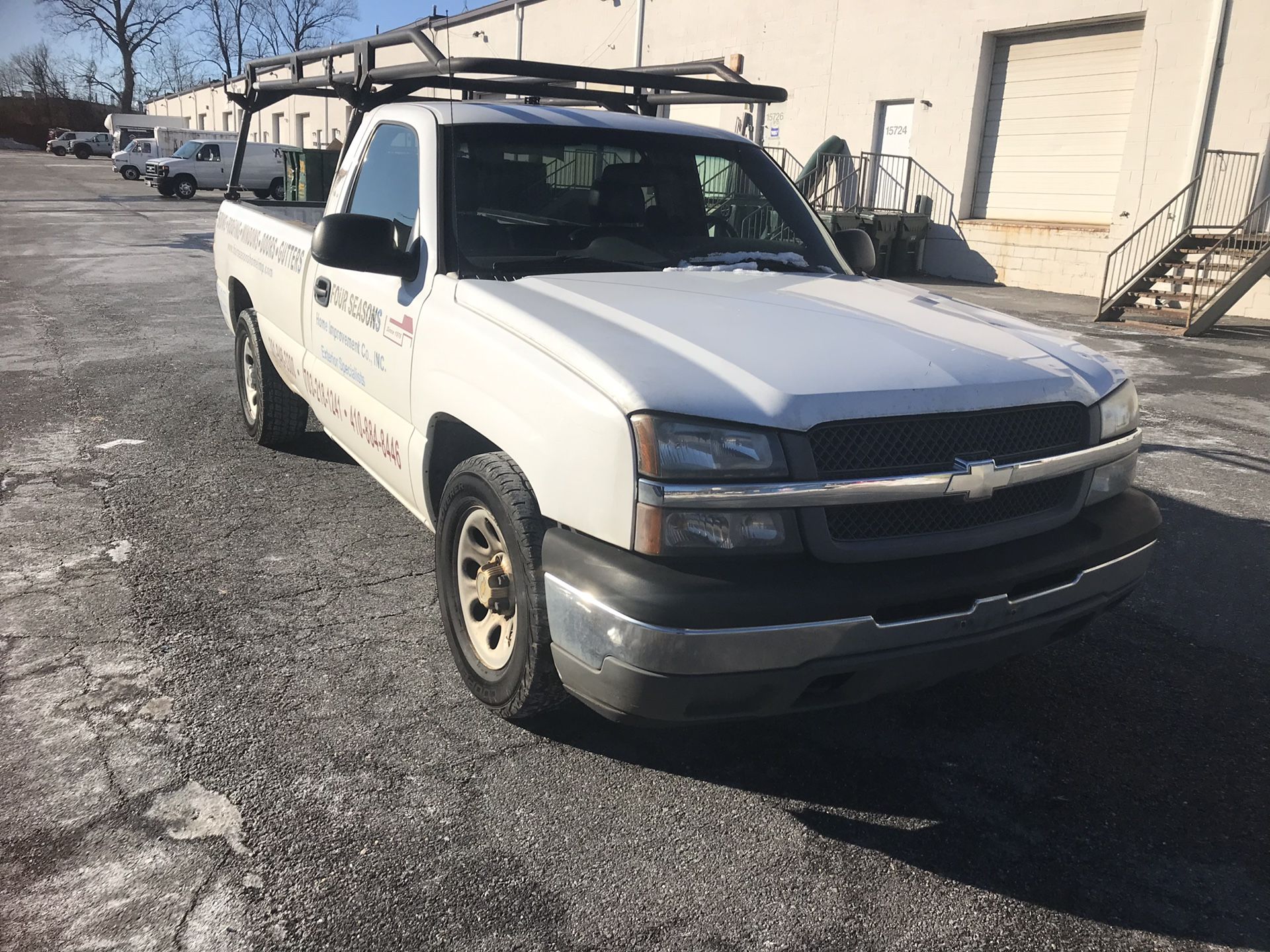 2005 CHEVY SILVERADO K1500 WORK TRUCK AUTOMATIC 8FOOT BED WORK TRUCK