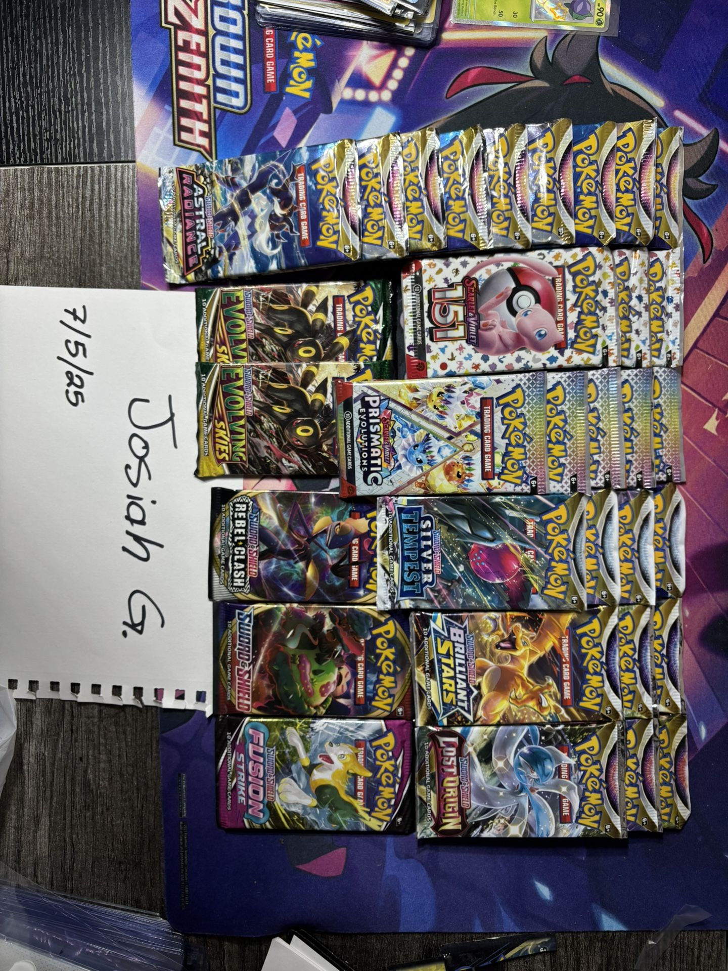 POKEMON PACK LOT !!!