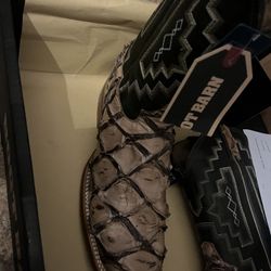 NEWTONY LAMA LEVIATHAN PIRARUCU MEN BOOTS SIZE 8D