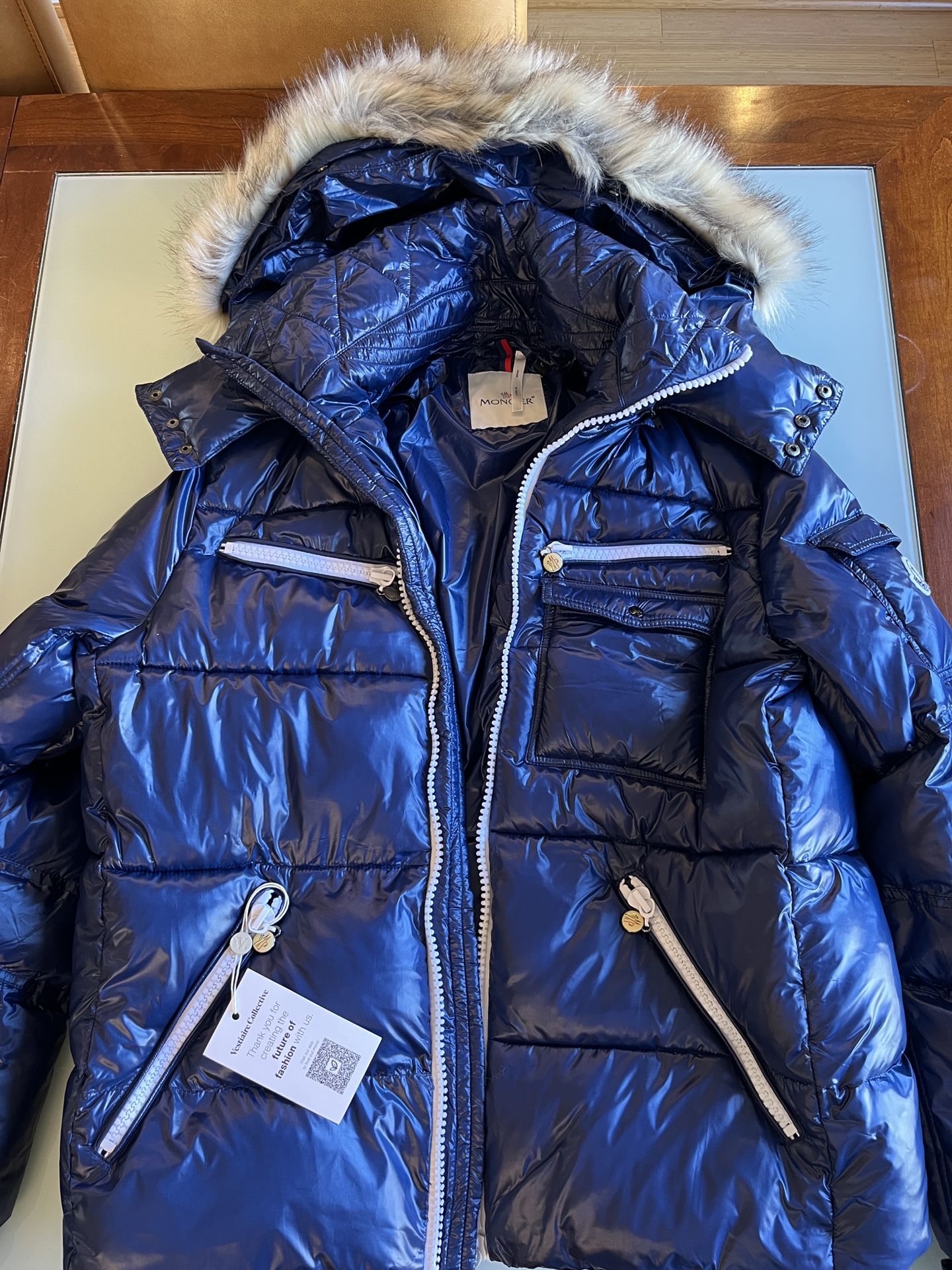 Moncler Winter Parka For Men Size L Used Condition 
