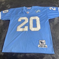 NFL Detroit Lions Barry Sanders #20 Jersey Size 52