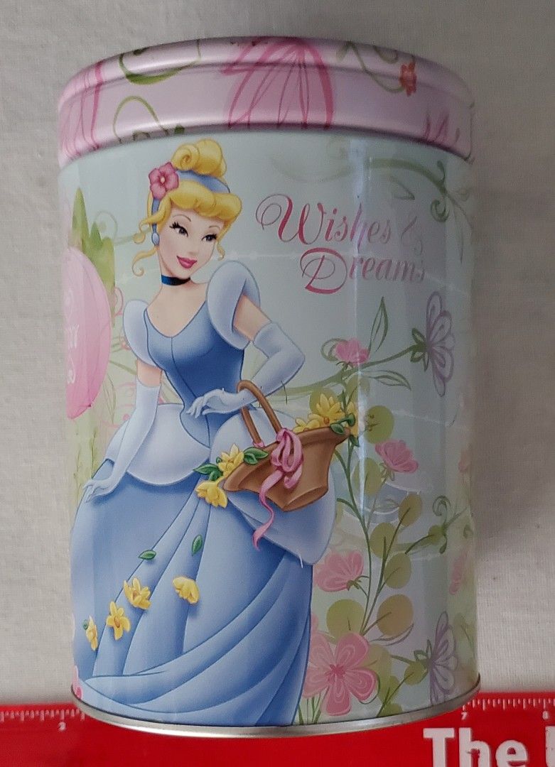 Cinderella Wishes & Dreams Tin Bank / Box