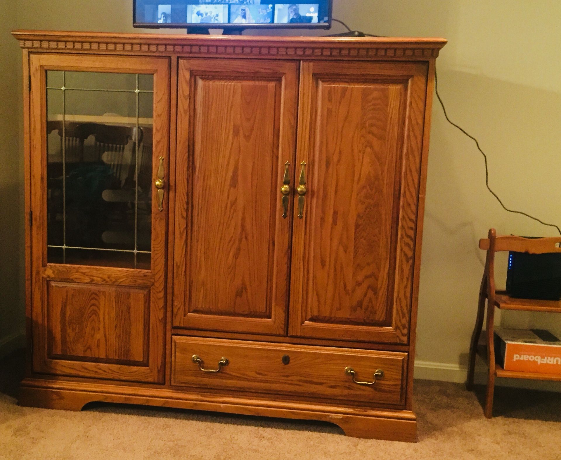 FREE TV stand with drawer and storage