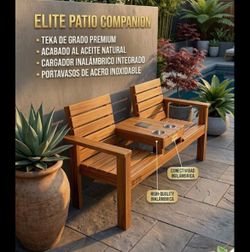 Patio Chair and Bench