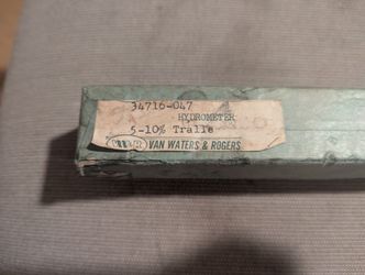 Vintage Hydrometer Alc By Volume 5-10%