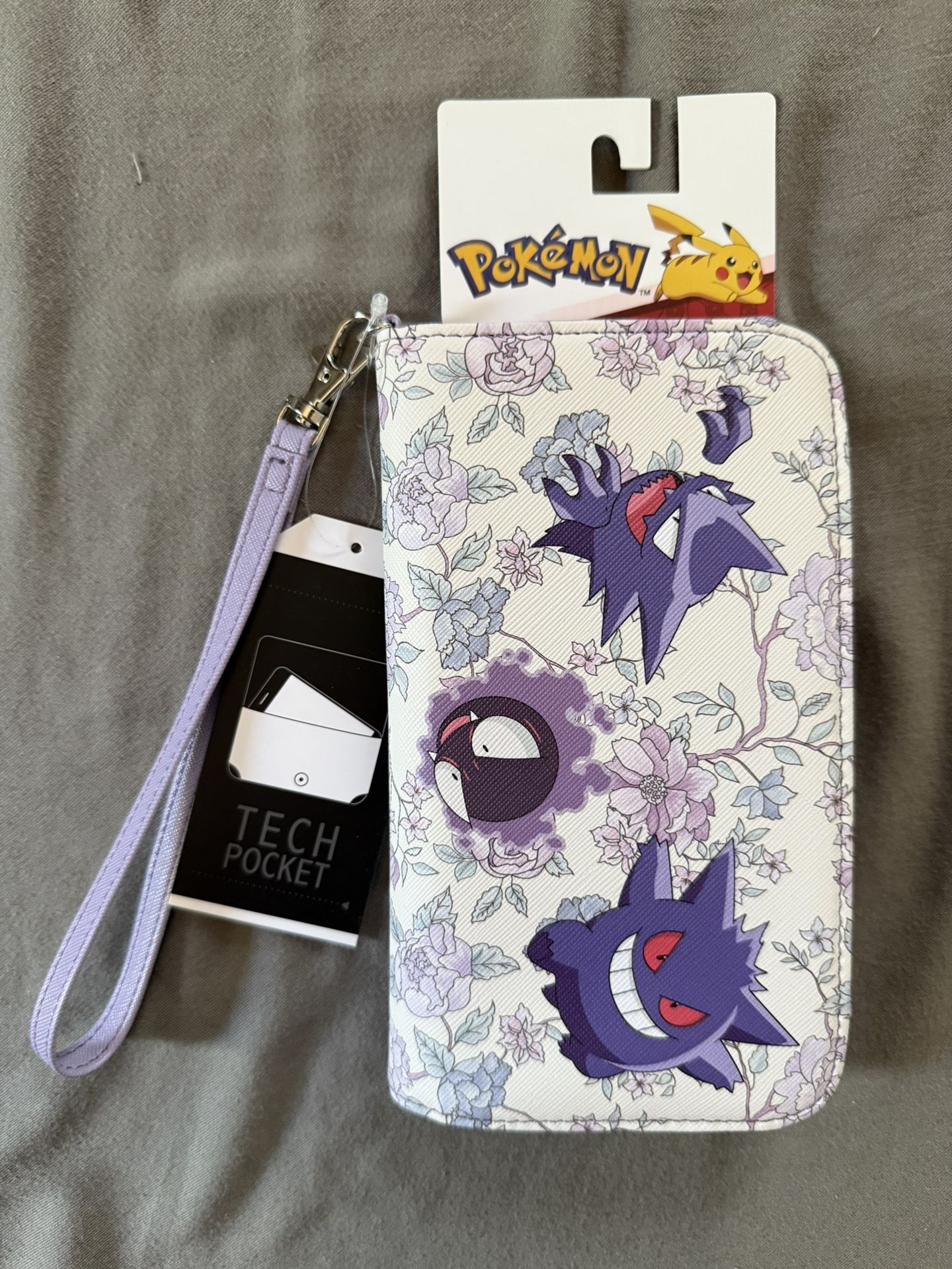 NEW Ghost Type Pokémon Phone Wallet Wristlet