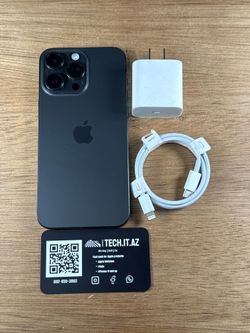 📱 iPhone 15 Pro Max | 256GB | Black Titanium | Unlocked (Any Carrier)
