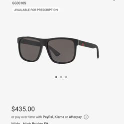 Gucci Black Sunglasses 