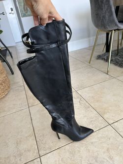 Black High Boots  Size 7.5