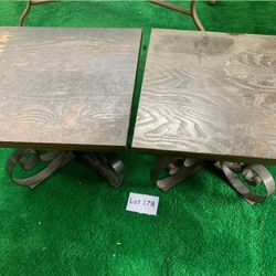 Metal Base End Tables