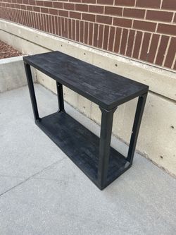 Black entry way table