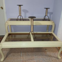 VERY NICE! 3 Tables , Coffee Table,Entry Table,And Dining Table No Chairs $250